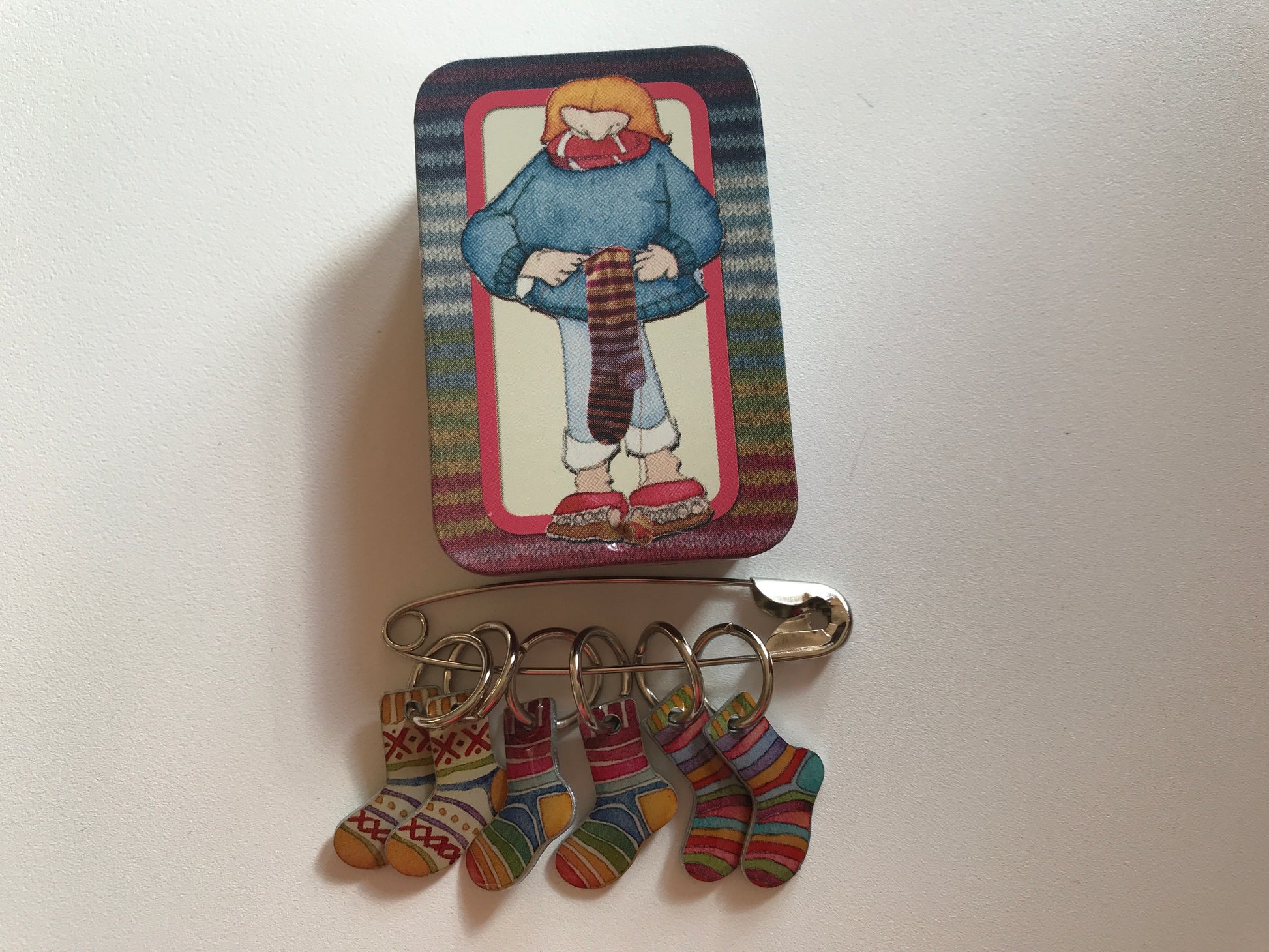 Emma Ball Maschen Markierer mit Dose