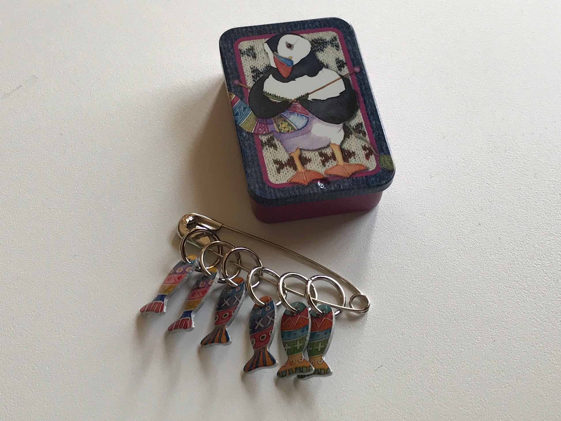 Emma Ball Maschen Markierer mit Dose