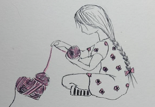 Handarbeit mit Herz